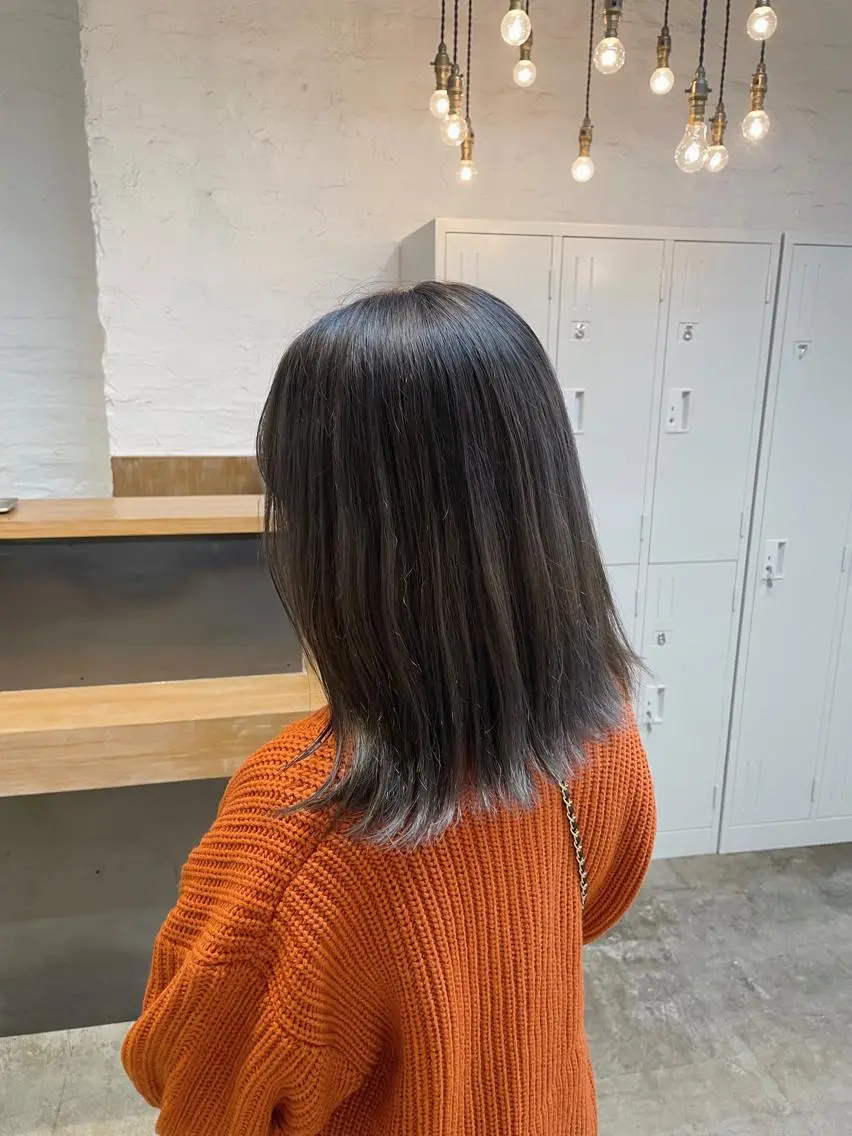 ミディアム 中島 暢介のヘアスタイル