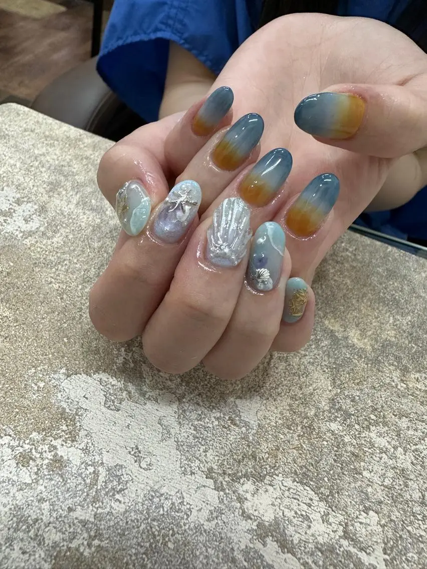 ネイル ハンドネイル nailsalon ∞ ﾐｶﾅﾙ ∞のネイルデザイン