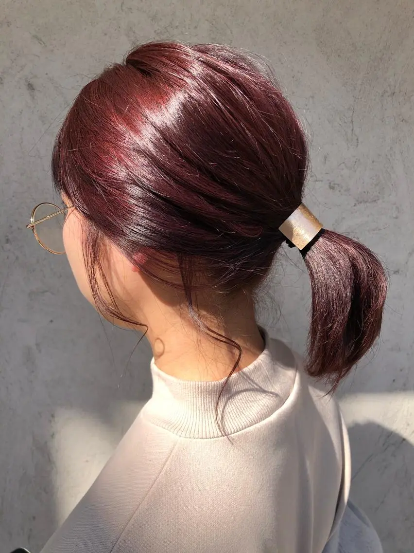 ミディアム カラー merc. 福田茜のヘアスタイル