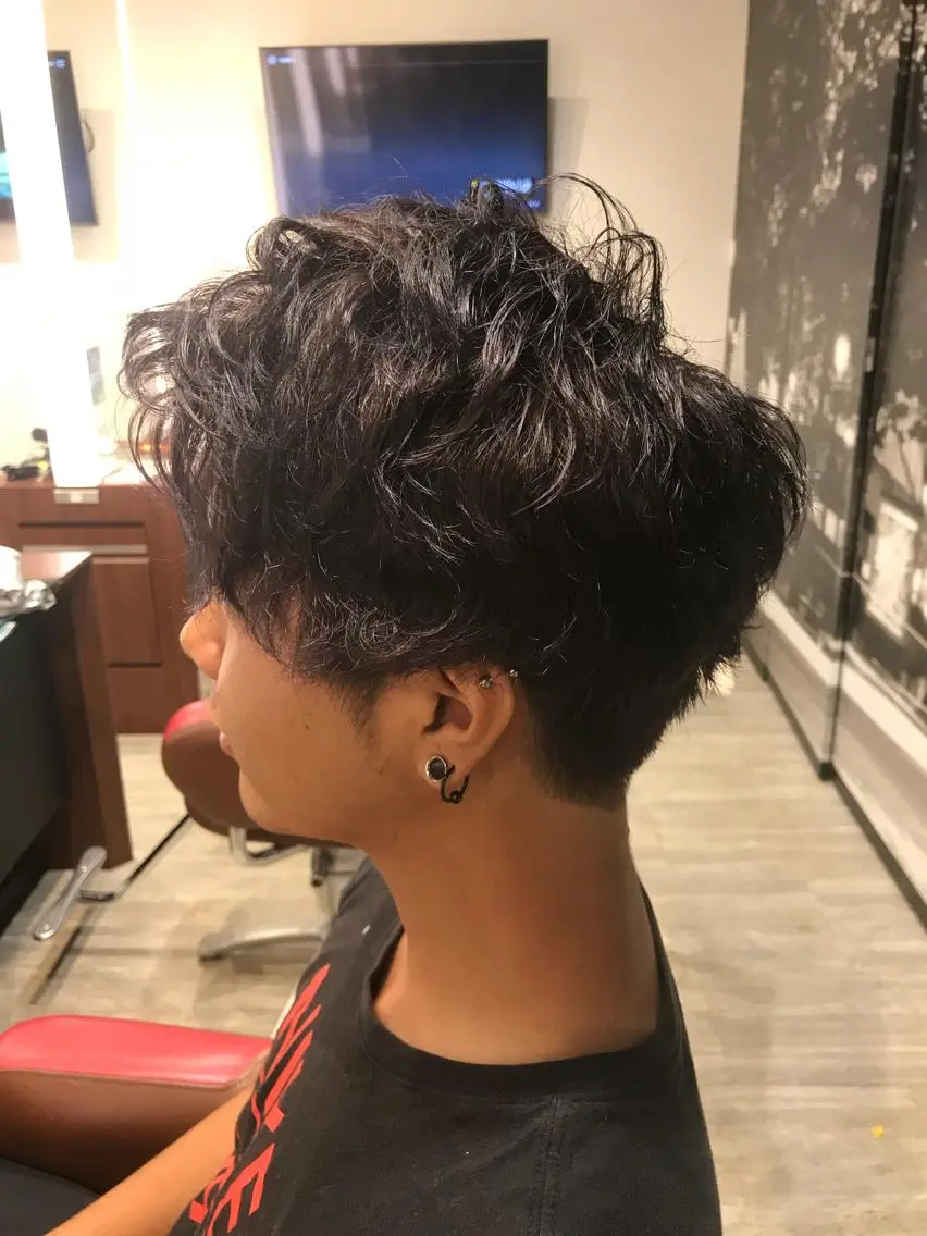 パーマ メンズ カット パーマ 限定クーポン 💕大量更新ブリーチのヘアスタイル