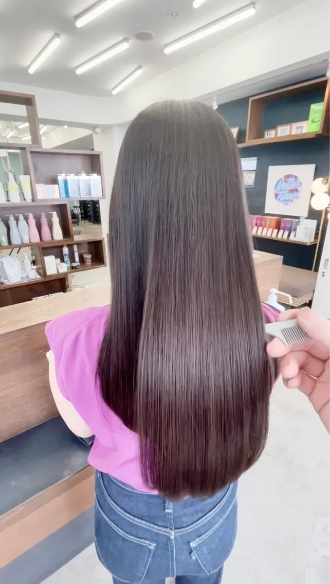 セミロング 髪質改善 トリートメント スズキジュンペイ 銀座/髪質改善のヘアスタイル