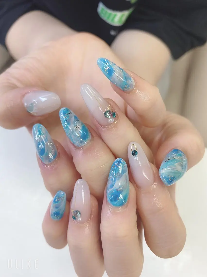 セミロング JNA認定講師🌸 RIEのネイルデザイン