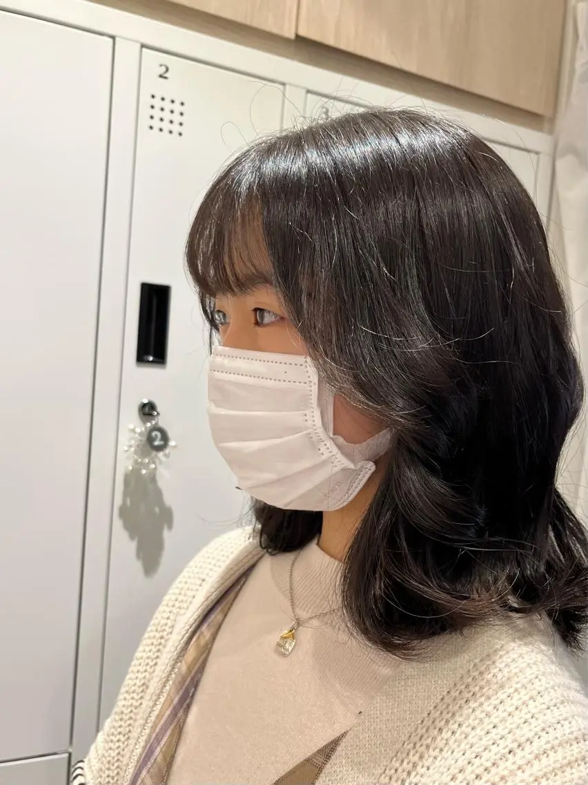 ロング 韓国風ヘア MYA 🤍kanaのヘアスタイル