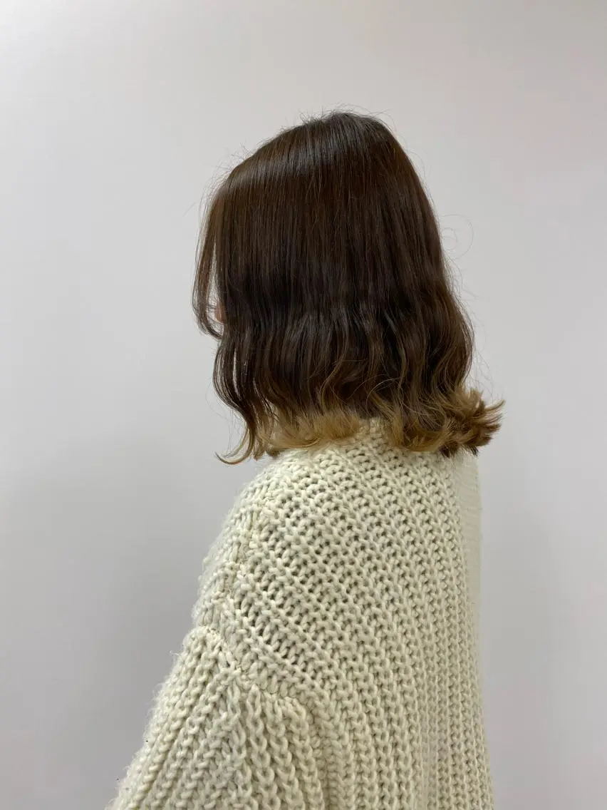 ミディアム レイヤー/ウルフ🤍 mayo.のヘアスタイル