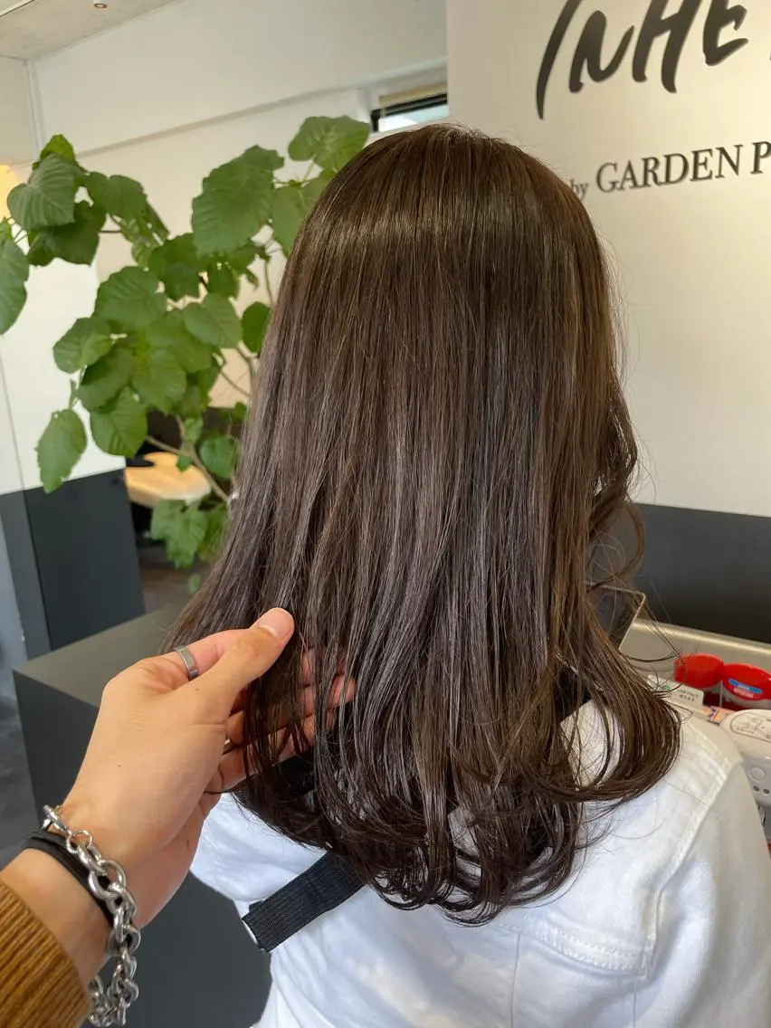 ロング カラー 🖤JIN🖤久留米 ハイトーン 髪質改善のヘアスタイル