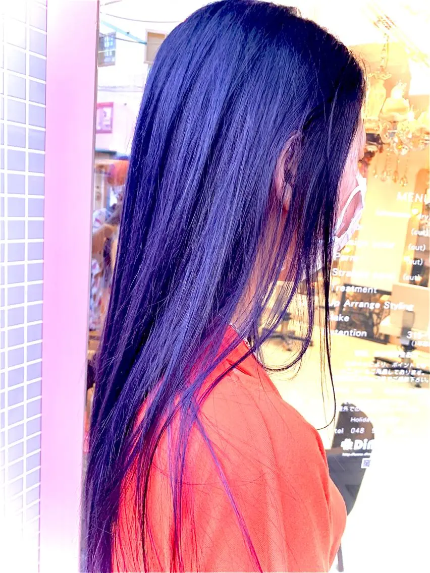 ロング カラー カット ヘアカラー トリートメント ヘッドスパ nishimura makotoのヘアスタイル