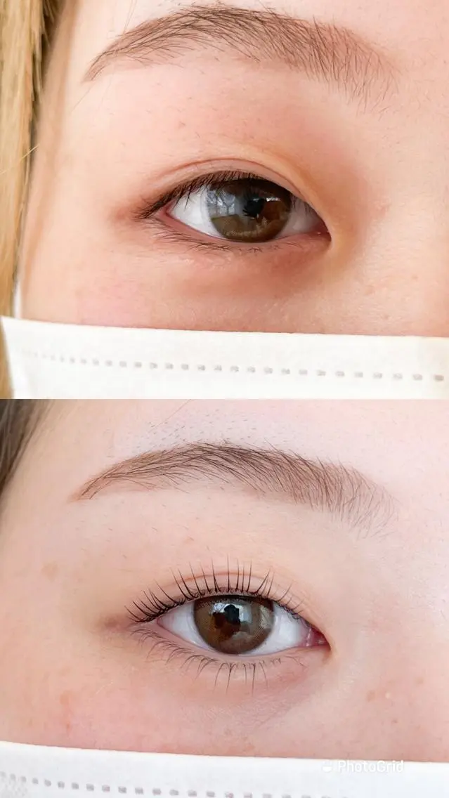マツエク・マツパ 一重×まつ毛パーマ 【luna】 sakiのマツエク・マツパデザイン