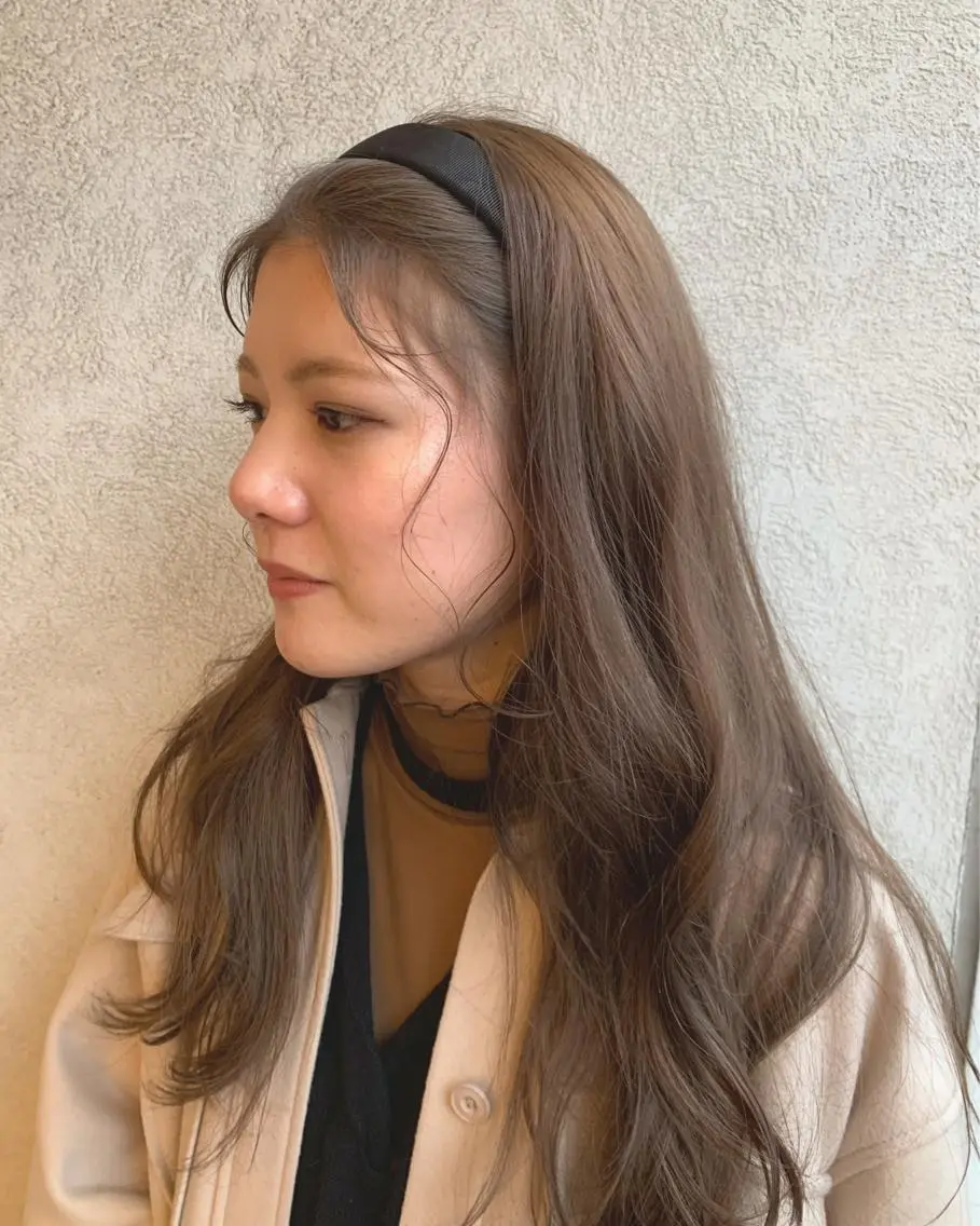 ロング カラー hubhair レイヤー/透明感のヘアスタイル