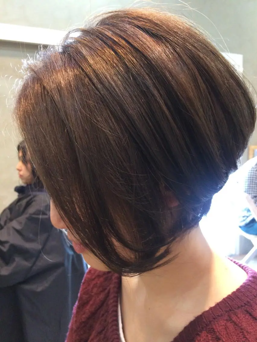 ショート カラー パーマ ヘアアレンジ キッズ ショートボブ ボブ ショートヘア 今泉 直裕ショートボブの匠のヘアスタイル