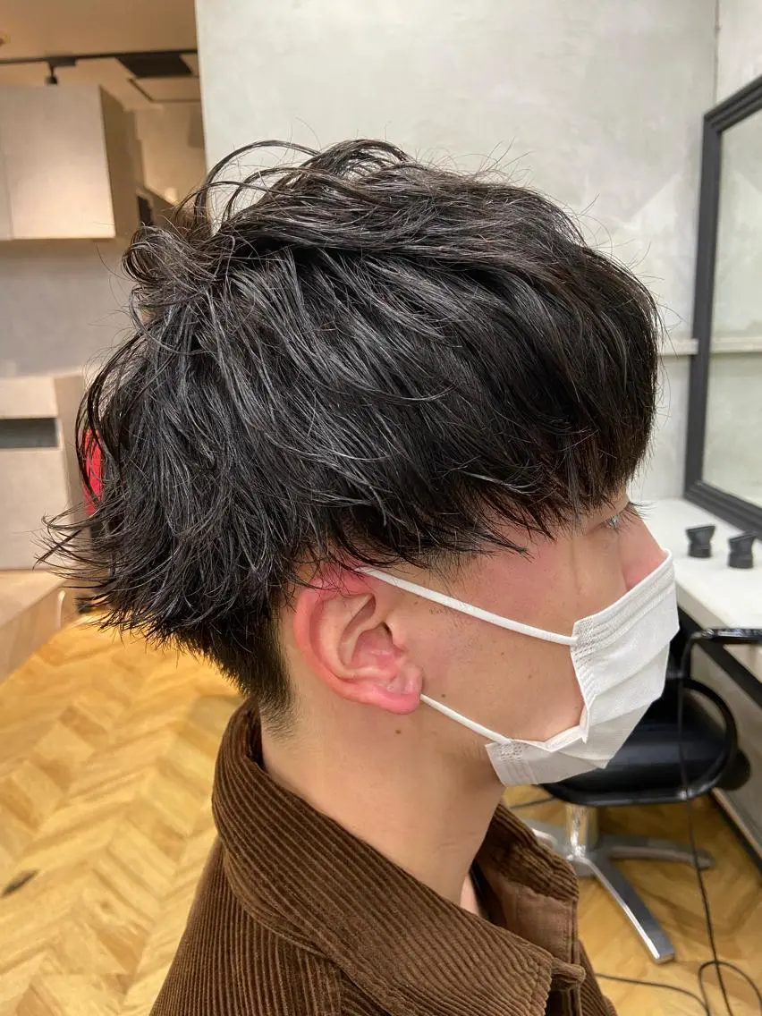 ショート カット ヘアカラー 髪質改善カラー✨質感 ショート✨石山航のヘアスタイル
