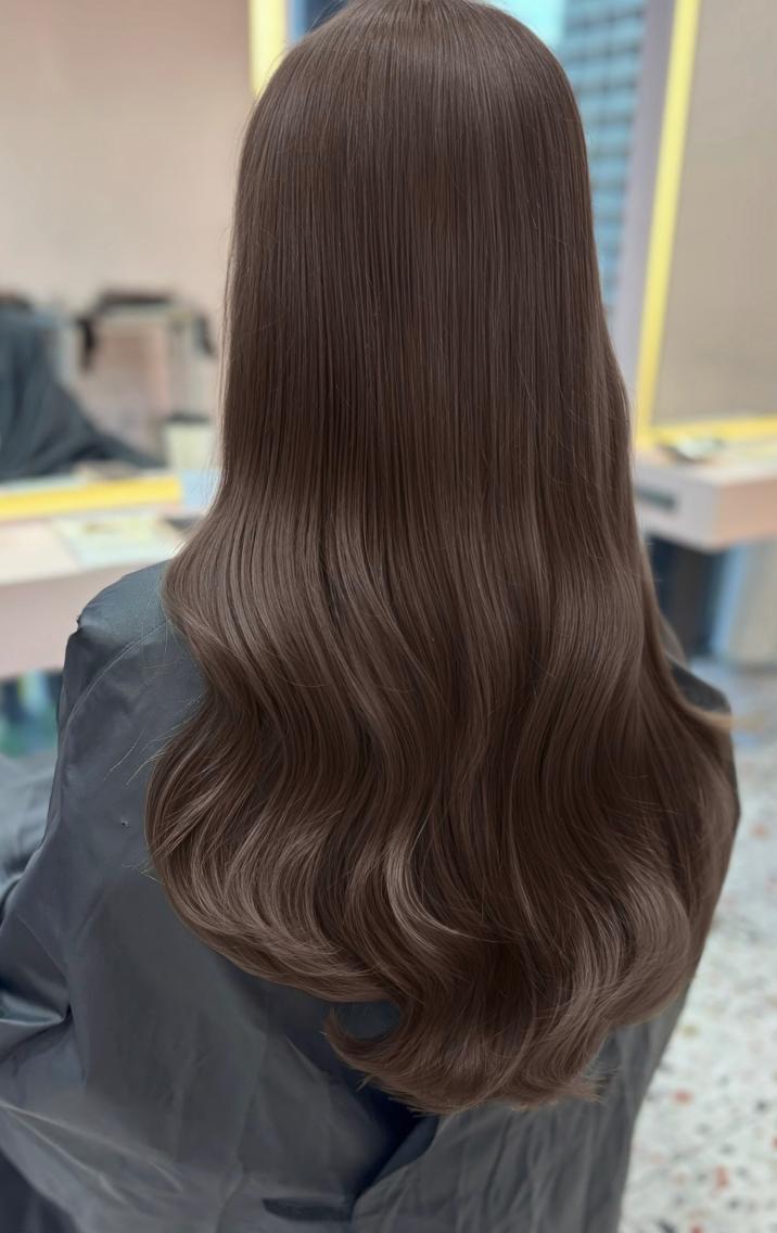 ロング カラー ベージュカラー ブラウンカラー ショコラブラウン チョコレートブラウン 透明感カラー ヘアカラー 透明感/渋谷 KEITOのヘアスタイル