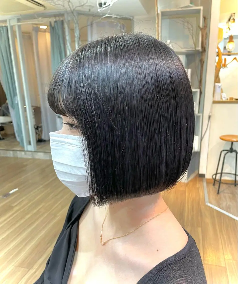 ショート ボブ 中野 ゆかのヘアスタイル