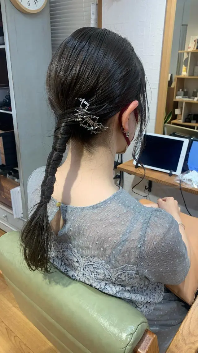 ヘアアレンジ ヘアセット ショート🌼パーマ 本間正子のヘアスタイル