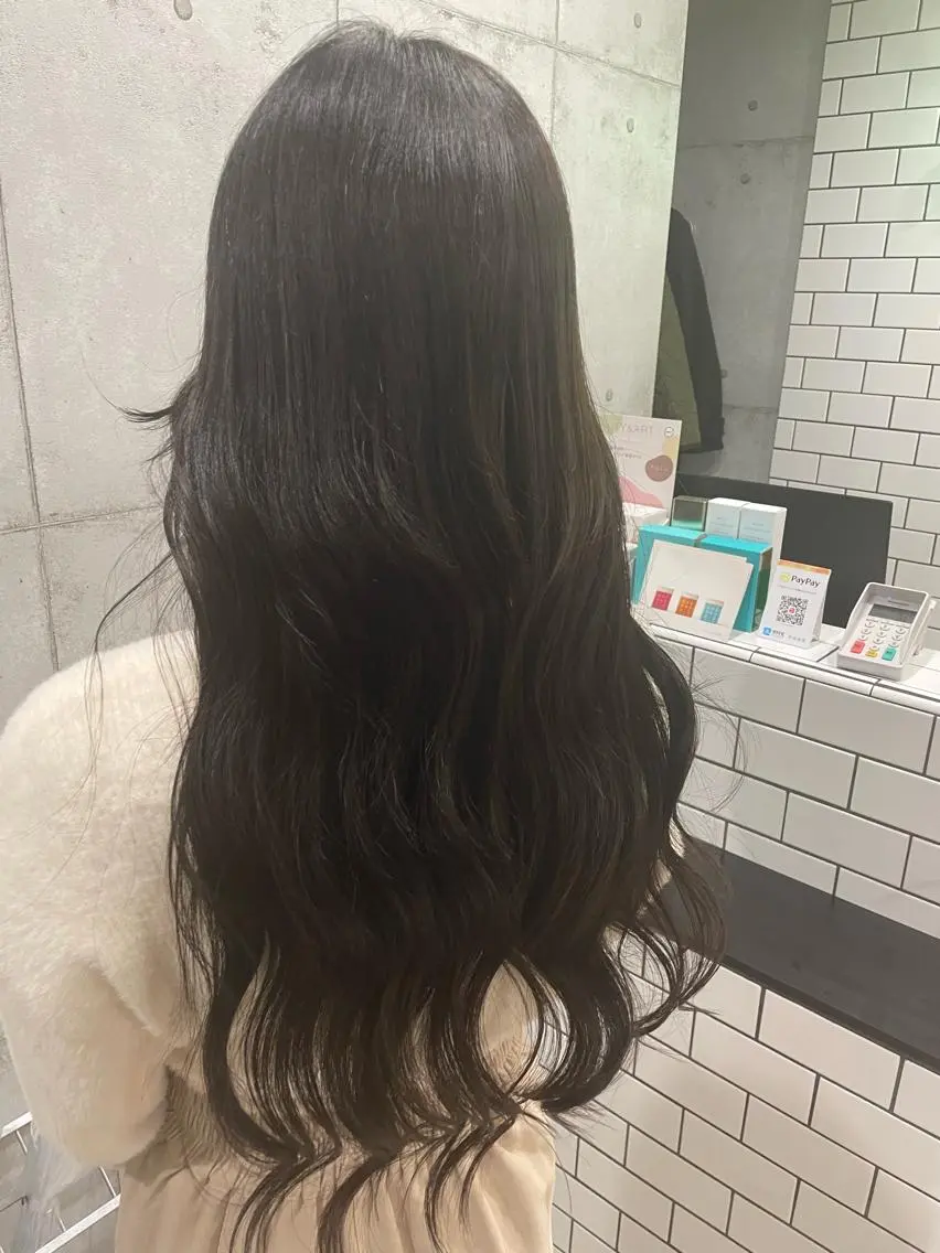 ロング カラー カット ヘアカラー トリートメント ✂︎newi池袋✂︎ 長谷川寛のヘアスタイル