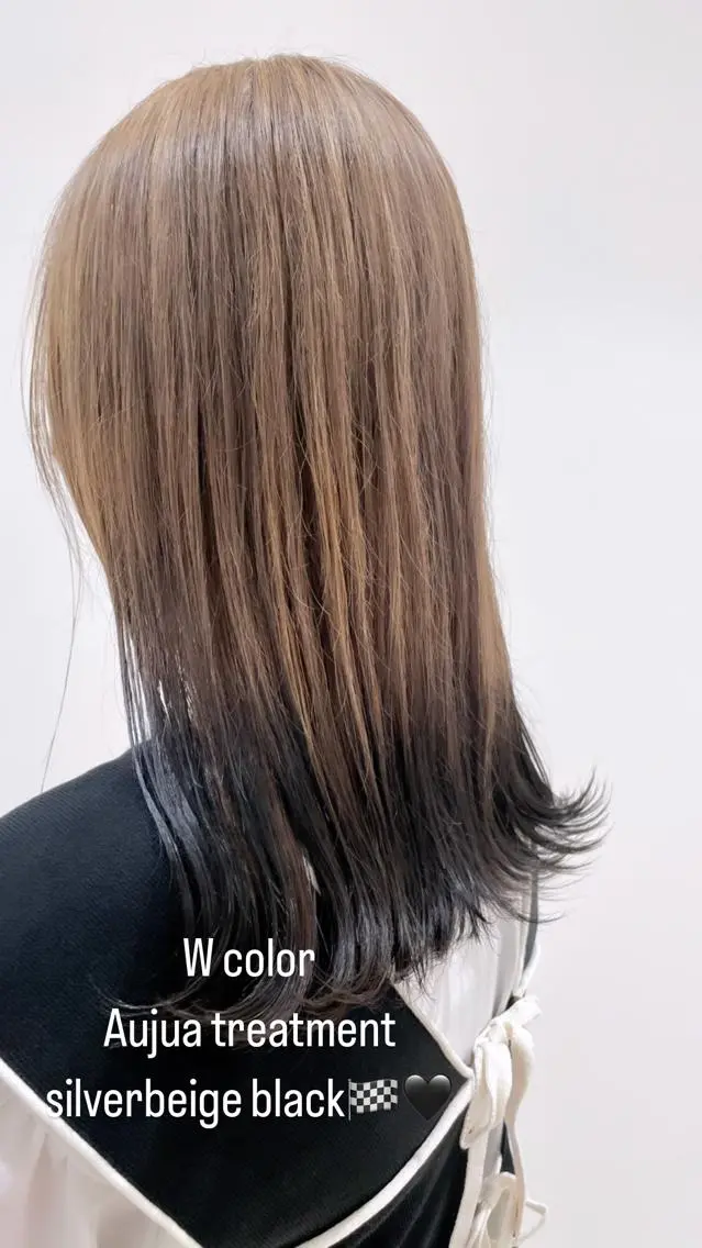 セミロング レイヤー/ハイトーン 🫧‪Erikaのヘアスタイル