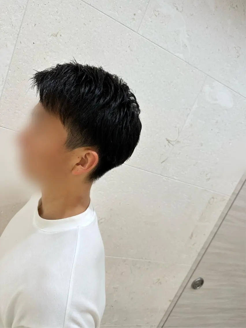 ショート メンズ 安田 柚月のヘアスタイル