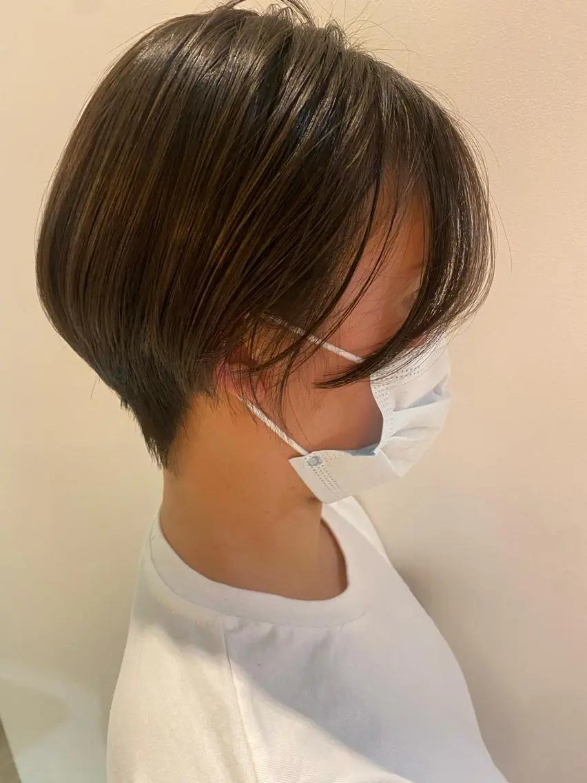 ショート ハンサムショート 髪質改善 ショートヘア GINZARay2 風本朱里🐥のヘアスタイル