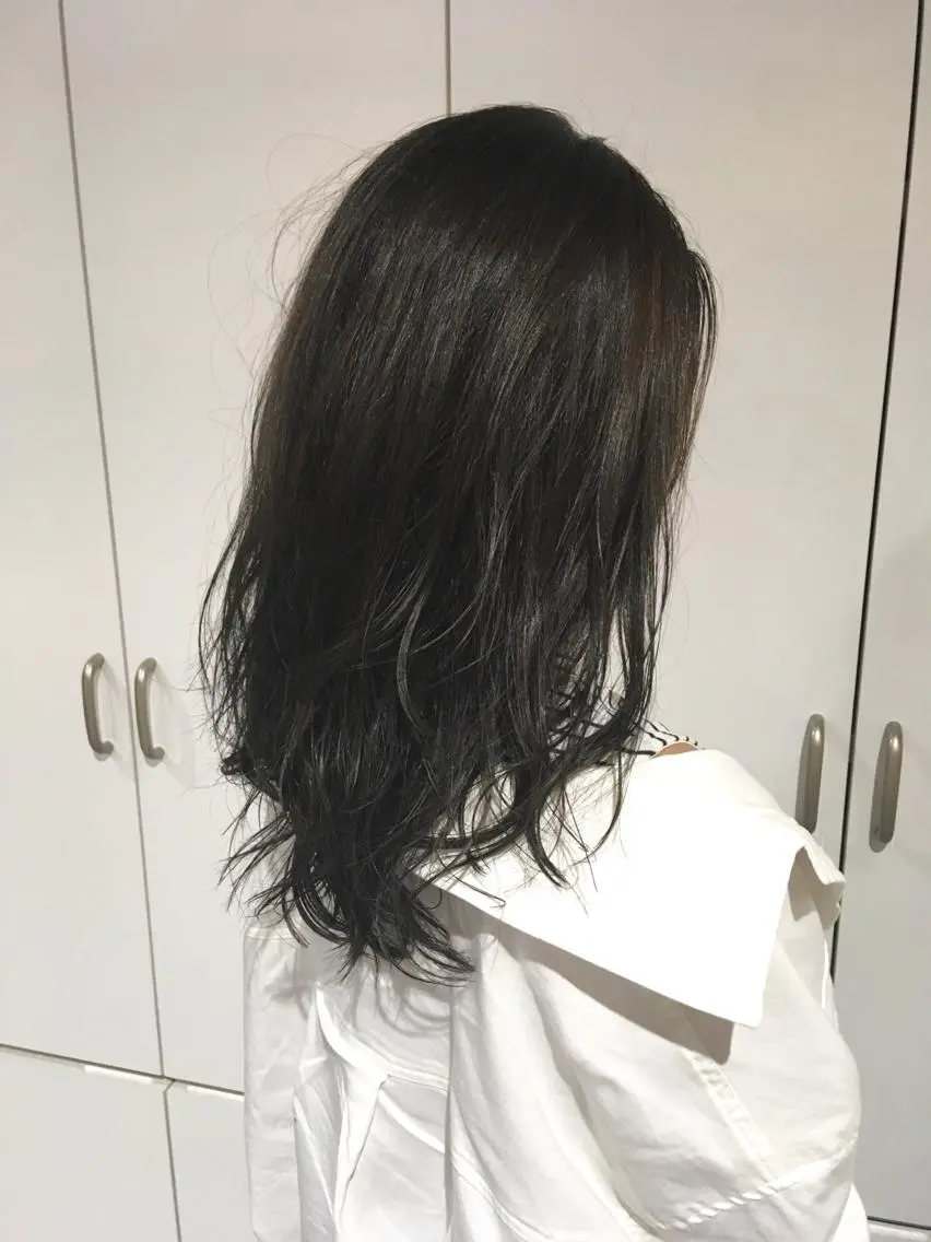 セミロング カラー 横浜縮毛矯正 ☆渋谷良太のヘアスタイル