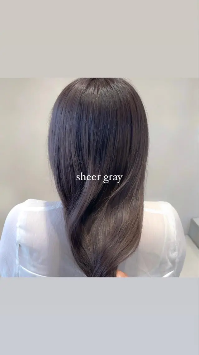 セミロング カラー ハイライトカラー ラベンダーカラー ハイライト 髪質改善 トリートメント MURANAKA RYOのヘアスタイル
