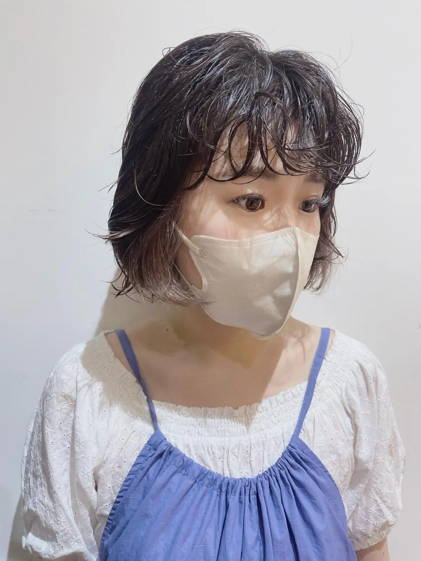 ショート カラー ブリーチ イヤリングカラー カット ヘアカラー トリートメント 🦖鶴岡 香純🦖のヘアスタイル