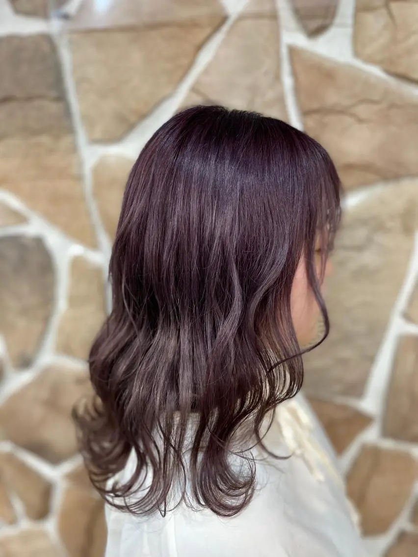 ミディアム カラー エリアNo.1カラー ⭐️hikaru⭐️のヘアスタイル
