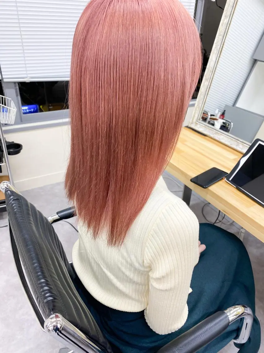 ミディアム カラー レイヤー暖色カラー 池袋Yamamotoのヘアスタイル