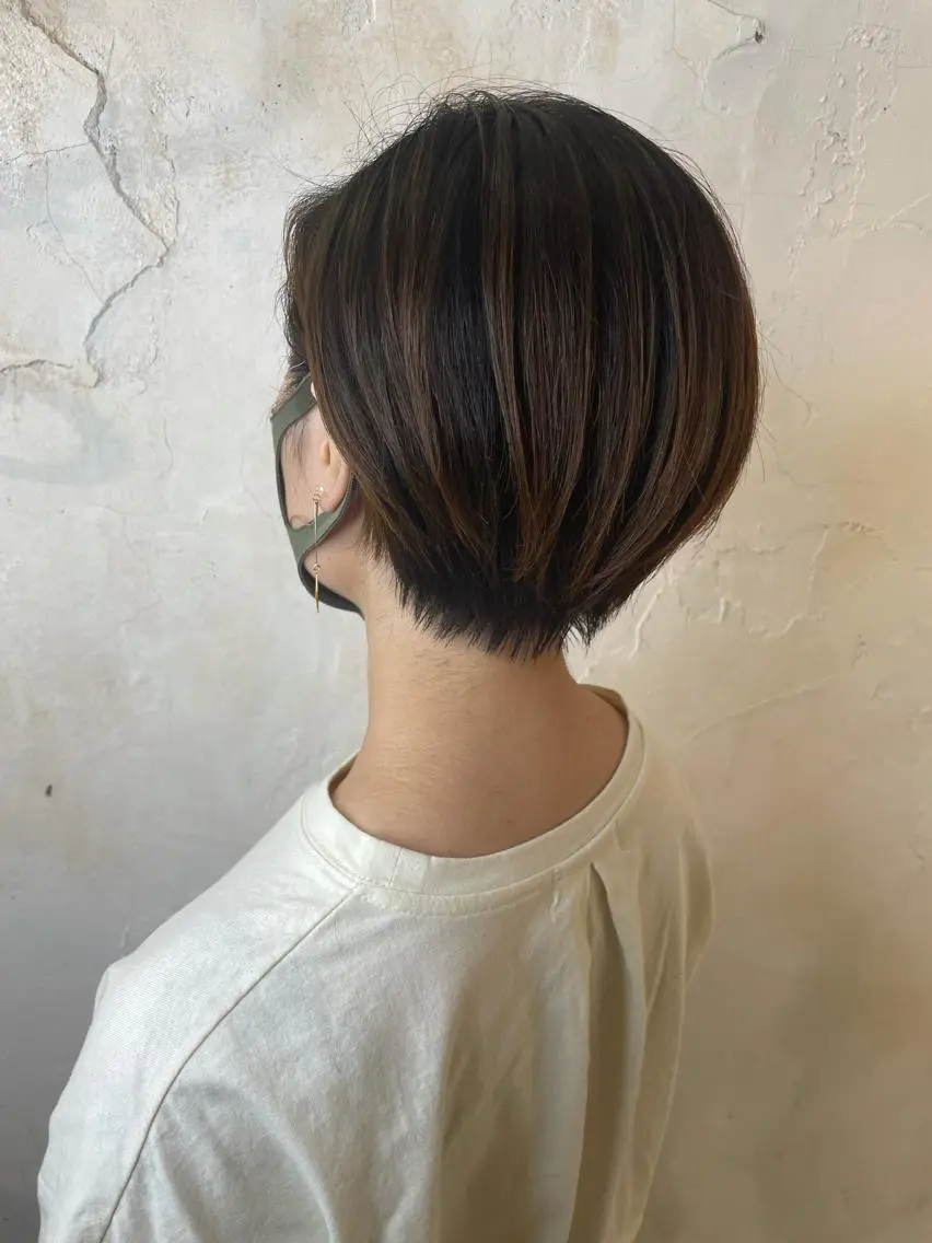 ショート ショートヘア カット 縮毛矯正 トリートメント マネージャー 山城洸希のヘアスタイル