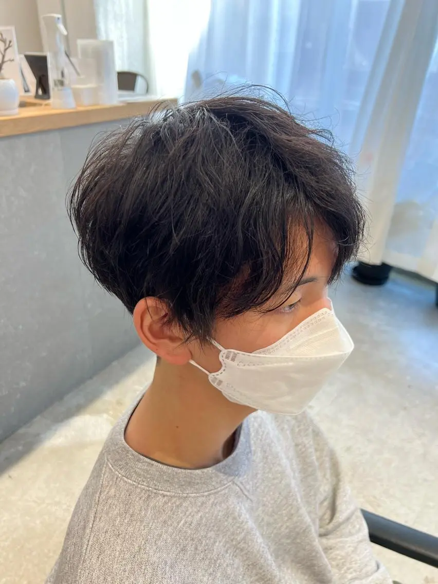 ショート メンズ オタク特化美容師💟 チバコナツのヘアスタイル
