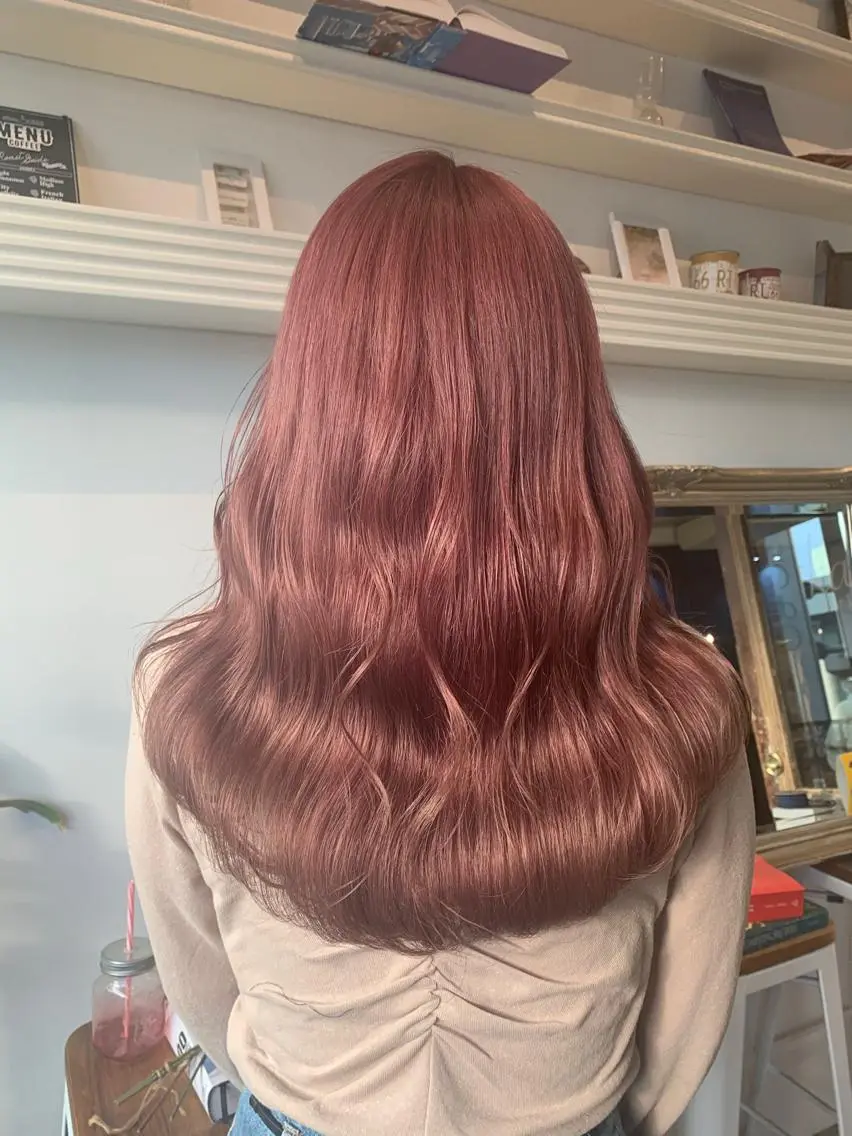 ロング カラー ヘアカラー トリートメント ヘアセット ハイトーン/レイヤー 💜Akaneのヘアスタイル