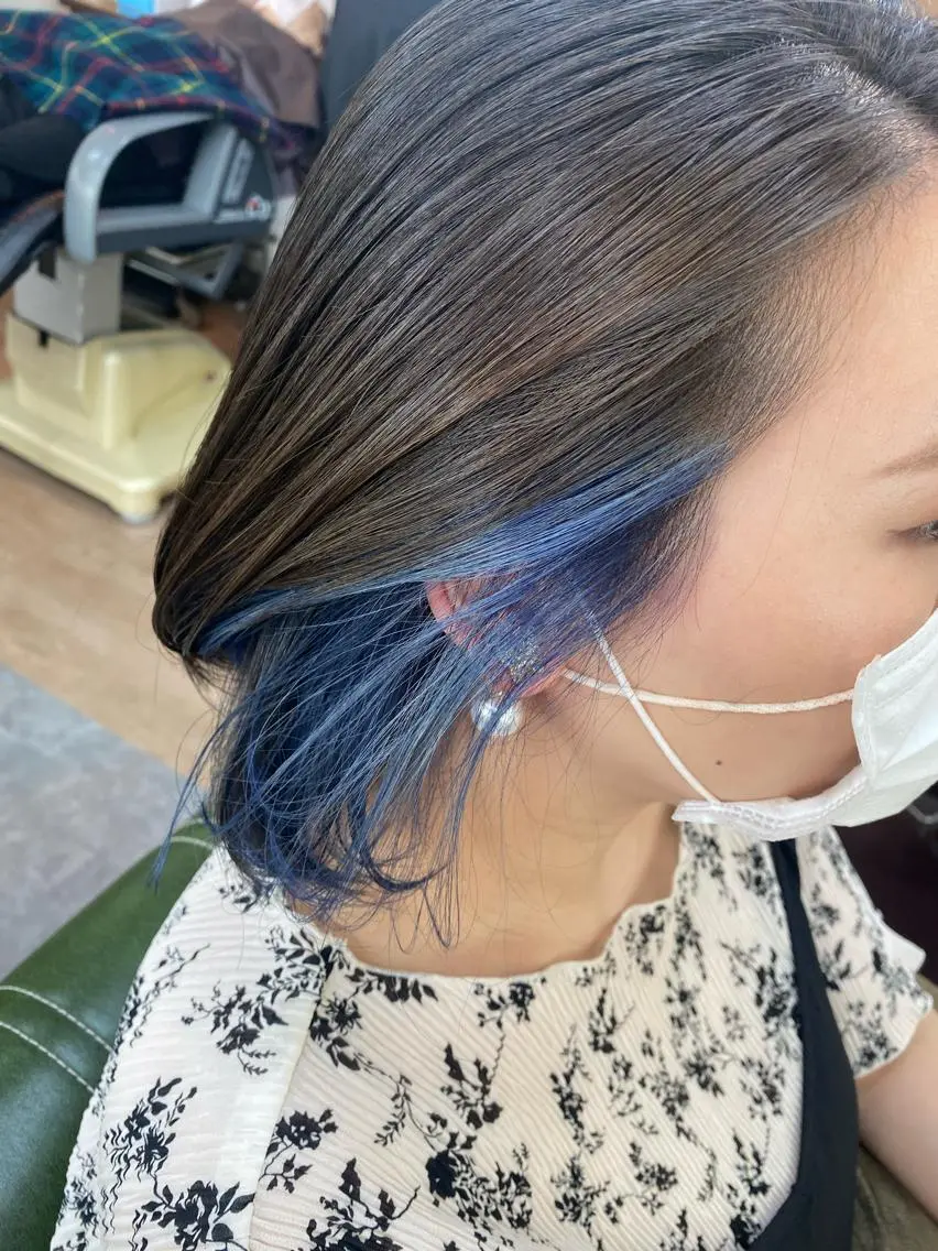 ショート アッシュ 永沼 真依のヘアスタイル