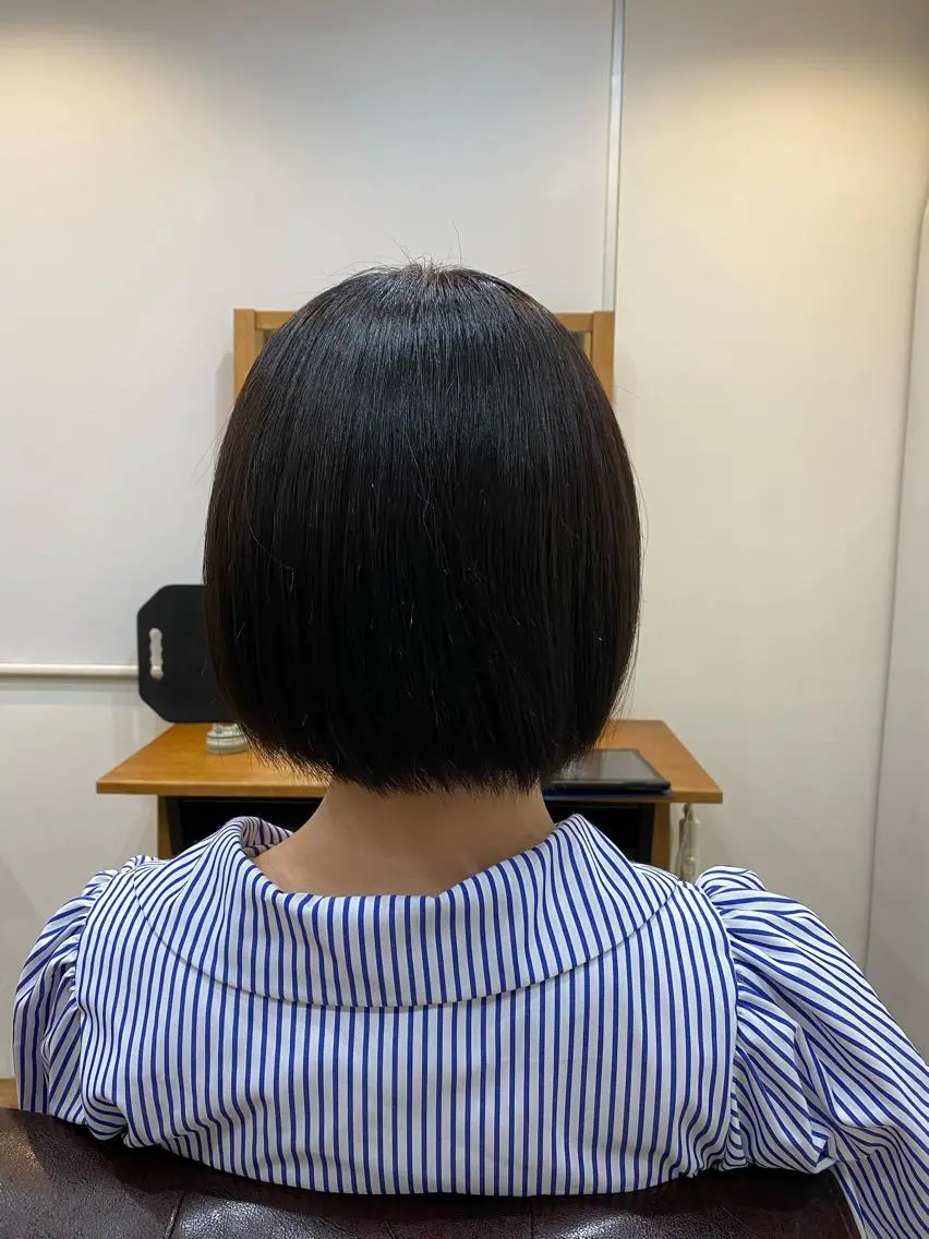 ショート カラー 髪質改善&縮毛矯正 カット/soyaのヘアスタイル