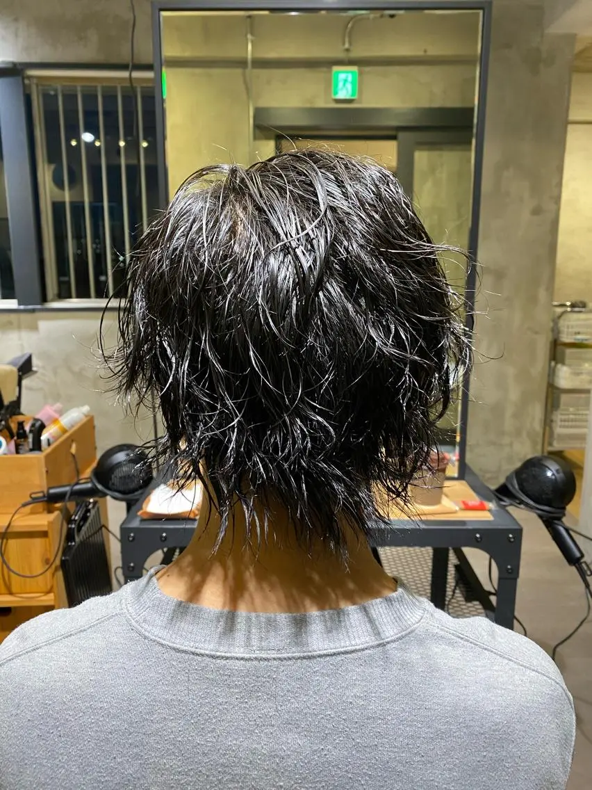 パーマ メンズ スナップフォト確認 お願いします！竹内のヘアスタイル