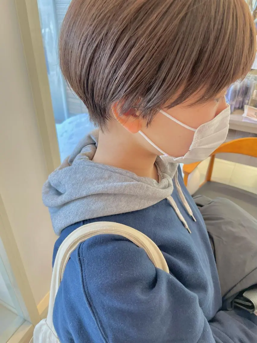 ショート カラー ショートボブ ボブ ショートヘア 鶴岡で縮毛矯正なら お任せ！ハヤシナオミのヘアスタイル