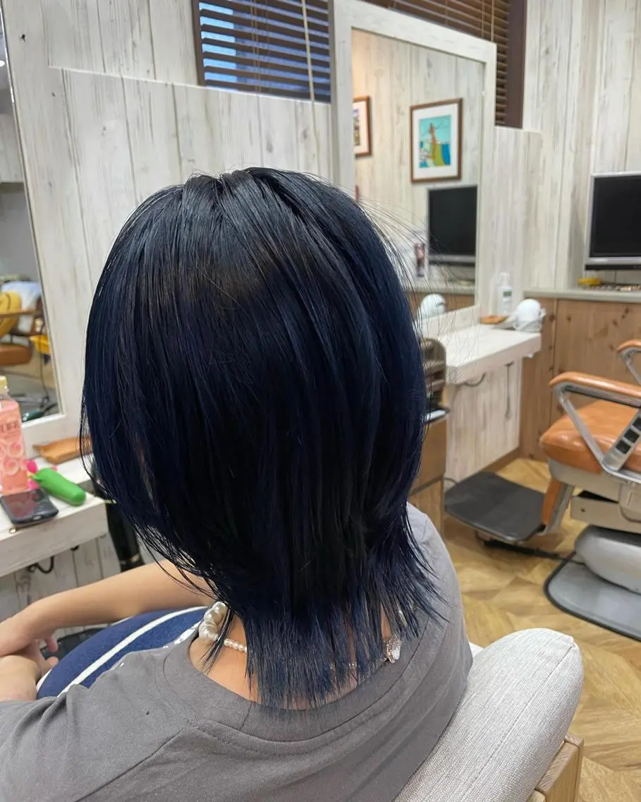 ショート カラー パーマ ヘアアレンジ メンズ キッズ ネイル マツエク・マツパ Saffyハリウッド トリートメント◎のヘアスタイル