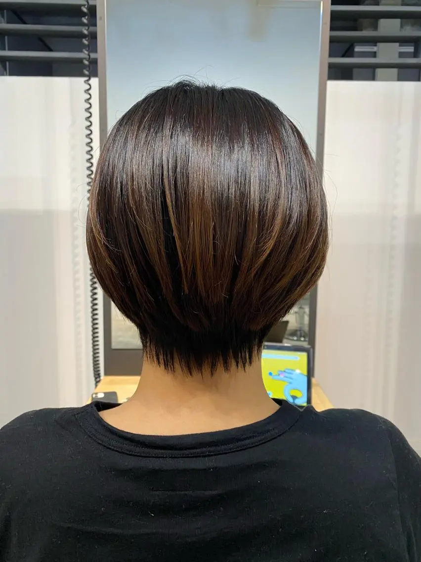 ショート ショートヘア カット 高橋 侑莉亜のヘアスタイル