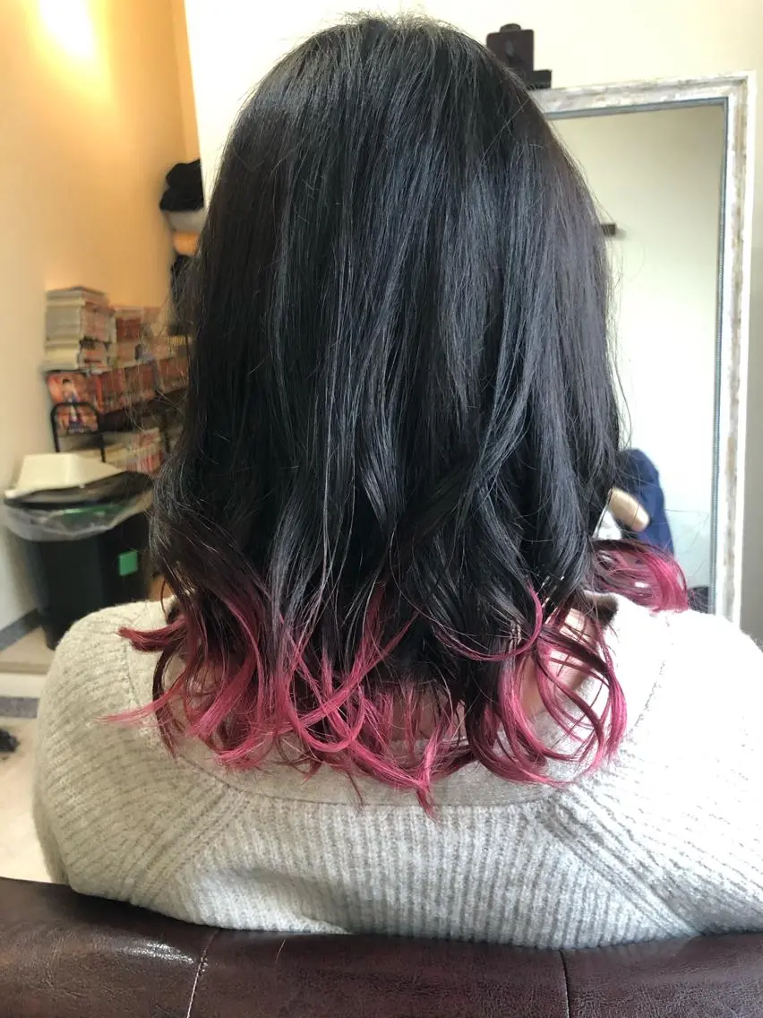 セミロング 縮毛矯正の達人 ☆ 松本のヘアスタイル