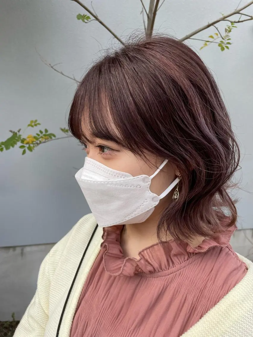 ミディアム カラー 💖クボ モモ💖のヘアスタイル