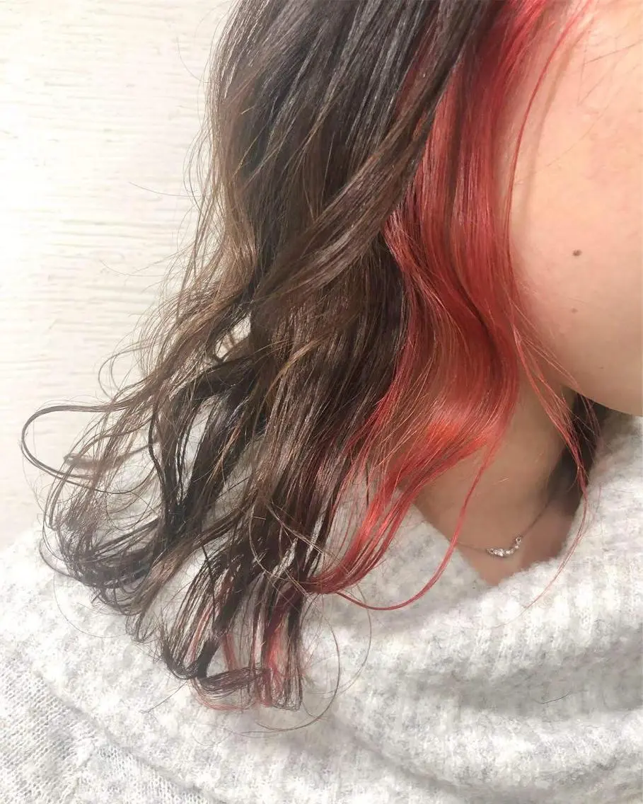 ロング カラー ヘアアレンジ 【池袋/スパイキー ショート】ⓝⓘⓜⓤのヘアスタイル