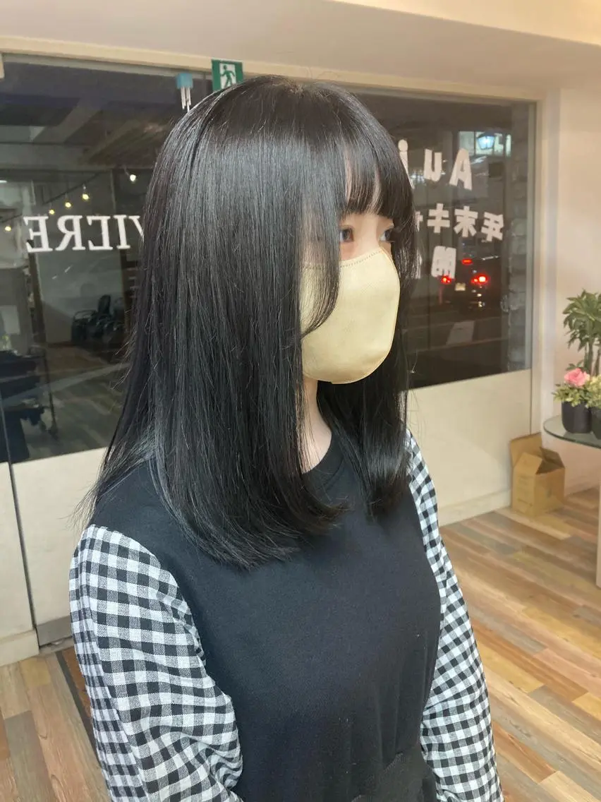 セミロング カラー カット ヘアカラー トリートメント ヘアセット ✂️似合わせの魔術師 石田一樹✂️のヘアスタイル