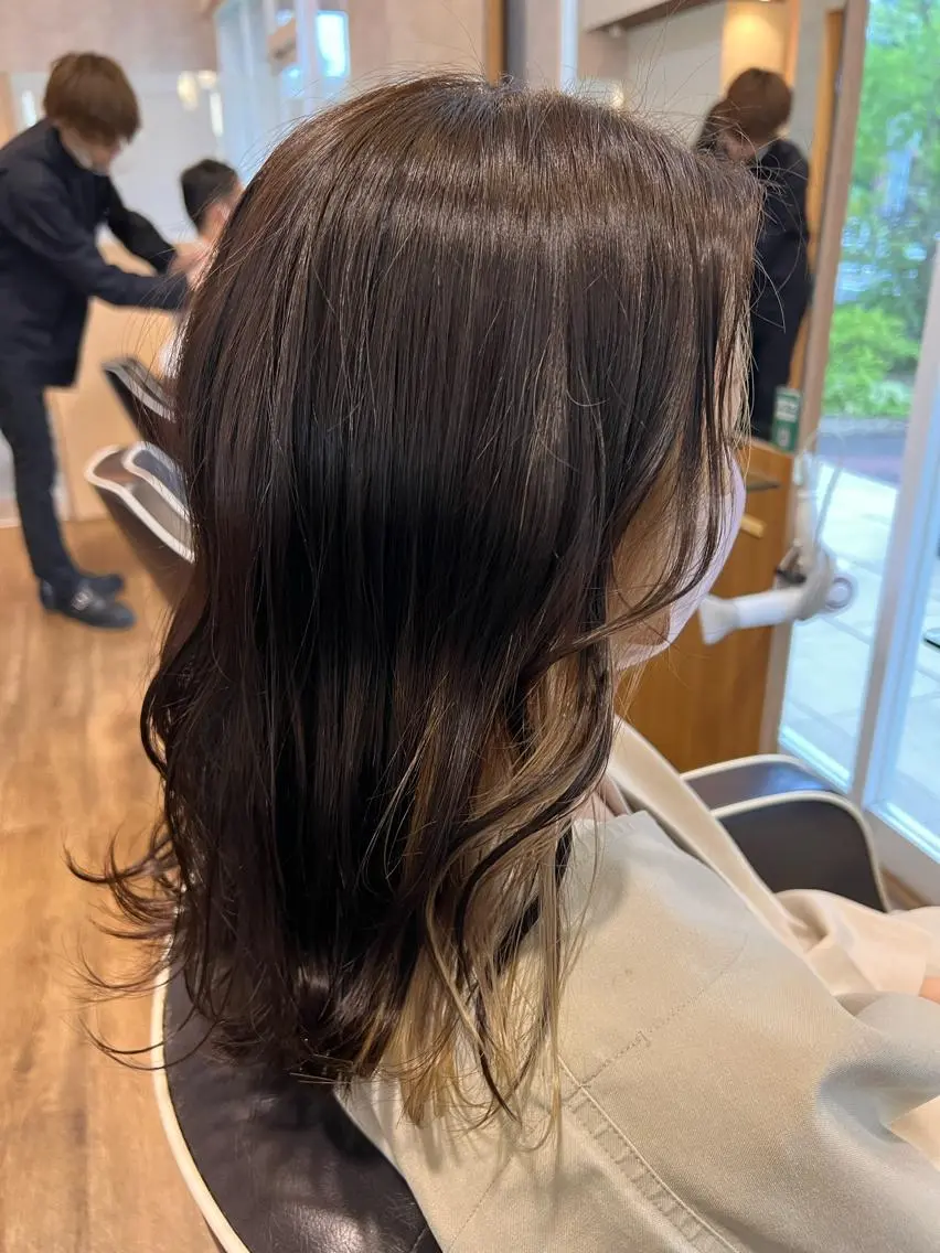 ミディアム カラー ヘアカラー 🌻井上 マリー🌻のヘアスタイル