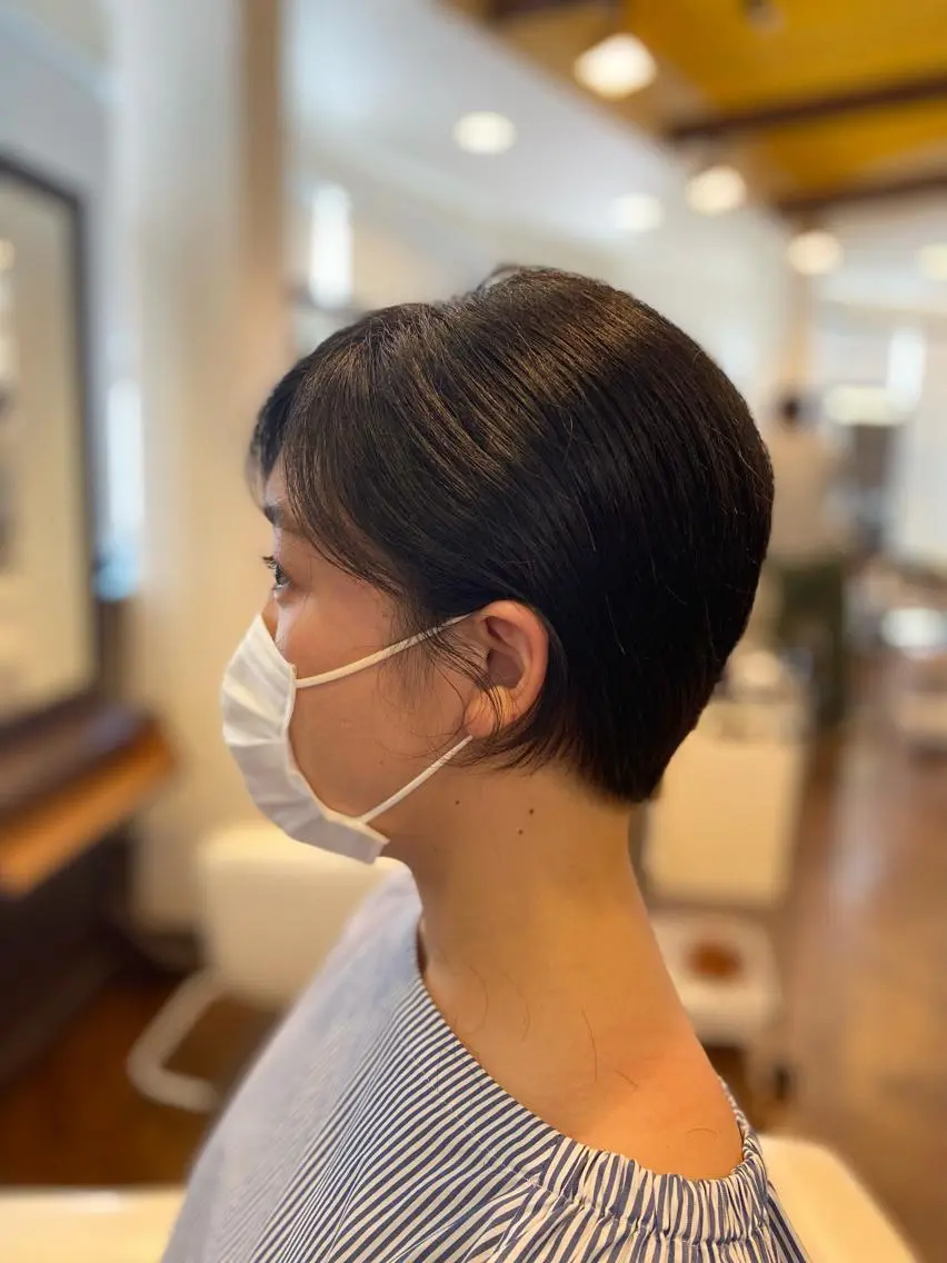 ショート カラー ショートボブ ボブ くせ毛 ショートヘア カット トリートメント 元住吉プランツヘアー ☘️丸山☘️のヘアスタイル