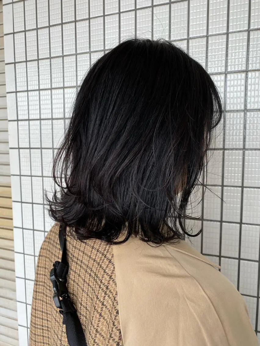 ミディアム 五十嵐ゆり 美髪カラー 武蔵小杉のヘアスタイル