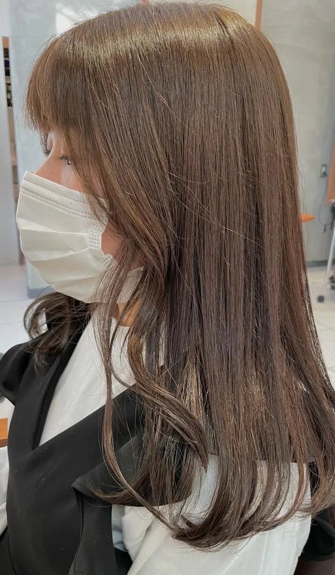 セミロング カット ヘアカラー トリートメント 🫧大人可愛く🫧 renaのヘアスタイル