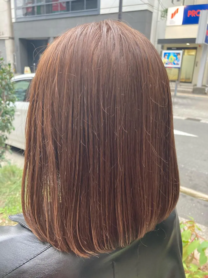 ショート カラー ベージュカラー ブリーチ ブリーチなしカラー カット ヘアカラー 💎髪質改善💎 西森千夏のヘアスタイル