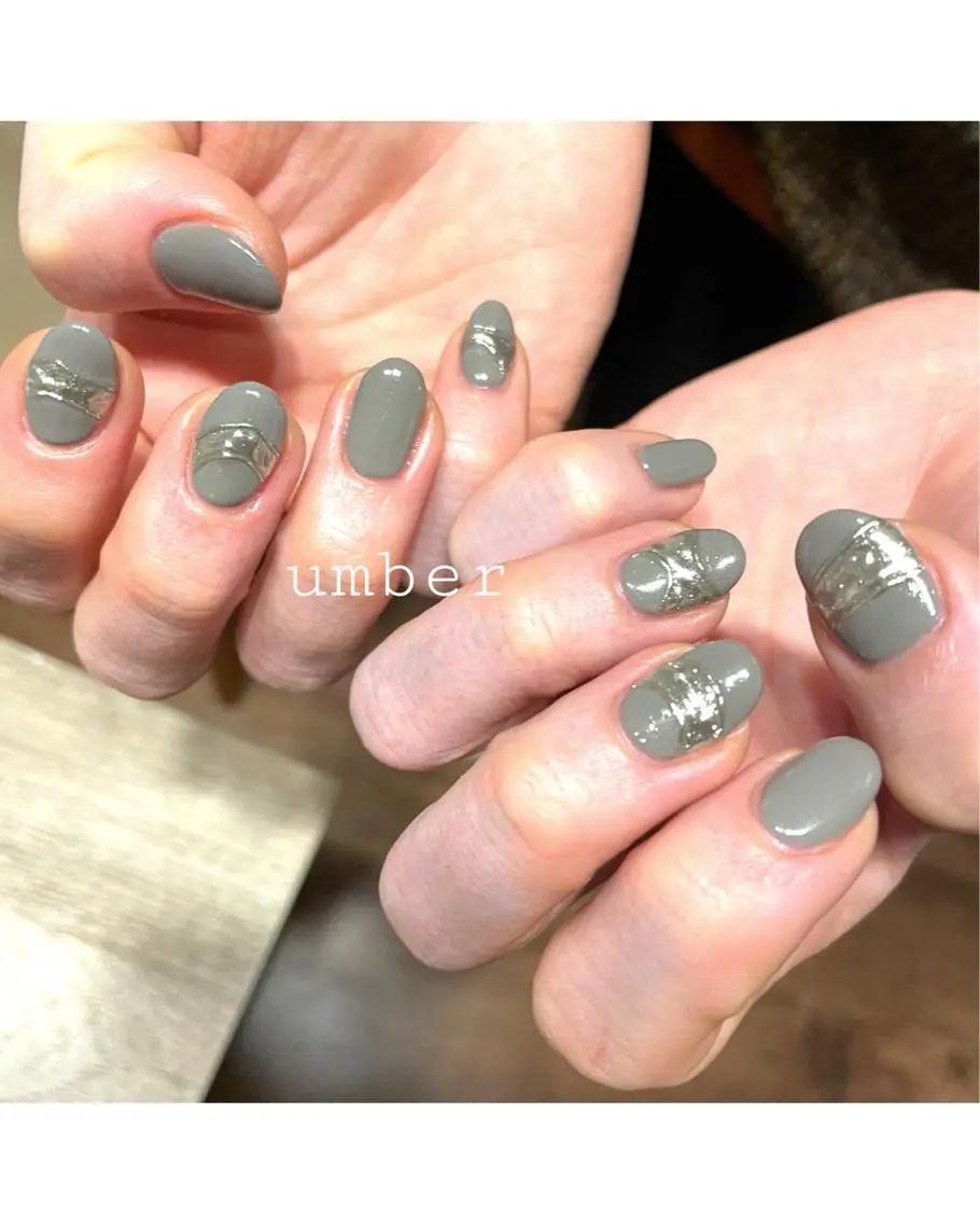 ネイル クリアネイル フットネイル フレンチネイル マグネットネイル メンズネイル ハンドネイル umber 三茶1分のネイルデザイン