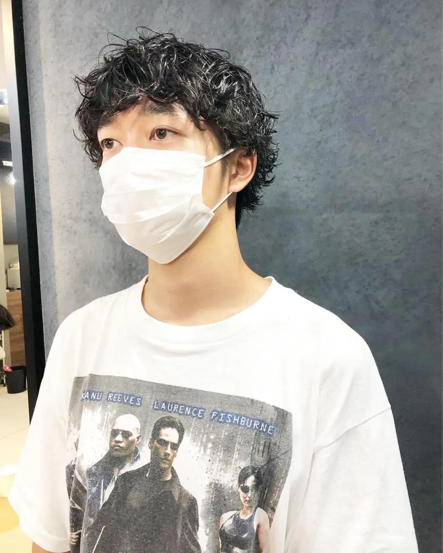 パーマ ヘアアレンジ メンズ カット パーマ トリートメント ヘアセット メンズ特化✂️栗原 侑也のヘアスタイル