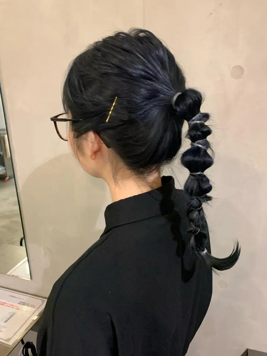 セミロング カラー mir MIYUのヘアスタイル