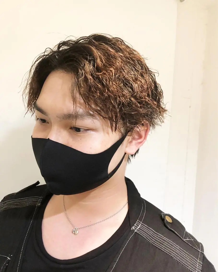 パーマ ヘアアレンジ メンズ カット パーマ トリートメント ヘアセット メンズ特化✂️栗原 侑也のヘアスタイル