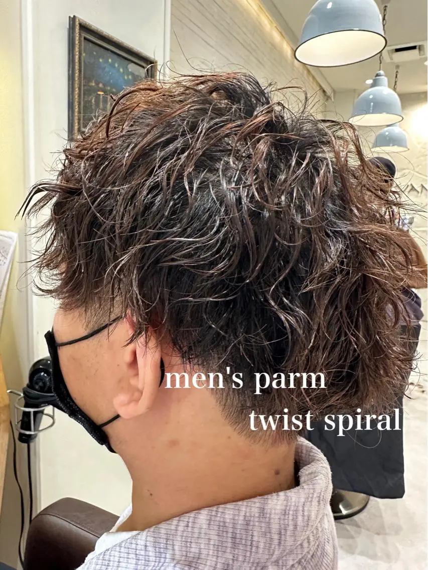 メンズ メンズパーマ カット パーマ 美髪矯正/渡辺 りんのヘアスタイル