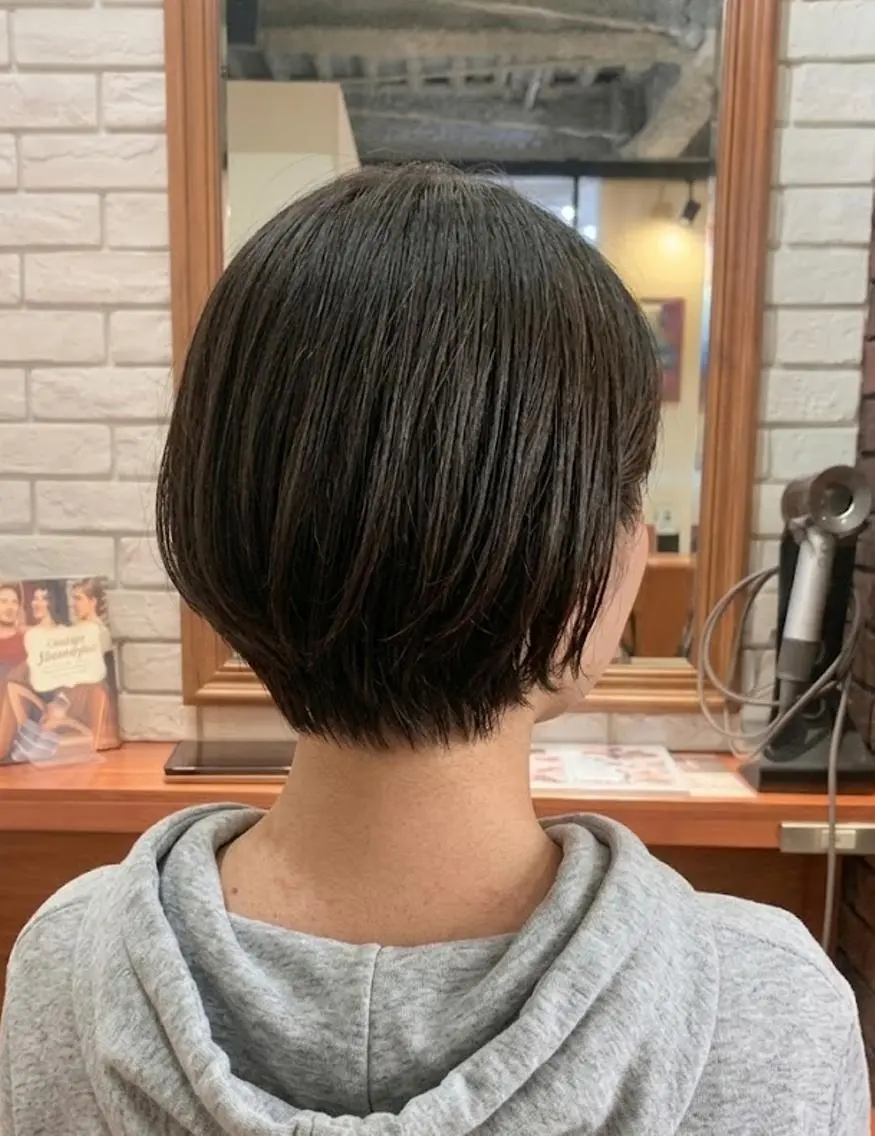 ショート ショートボブ ボブ ショートヘア 小顔カット カット トリートメント ヘッドスパ flencia 丸 和博|カットのヘアスタイル